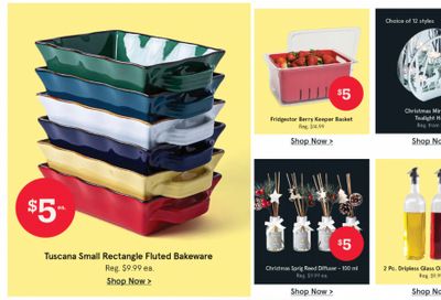 Kitchen Stuff Plus Canada Pre-Black Friday Sale $5 Red Hot Deals: Save up to 66% off