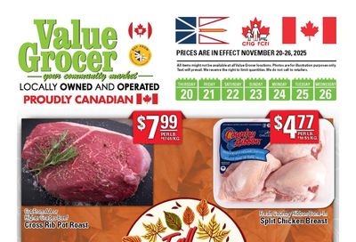 Value Grocer Flyer November 20 to 26