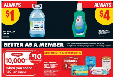 No Frills Ontario: Get 10,000 PC Optimum Points When You Spend $50 or More on Baby Items November 18th and 19th