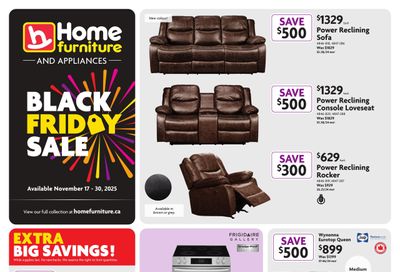 Home Furniture (ON) Flyer November 17 to 30