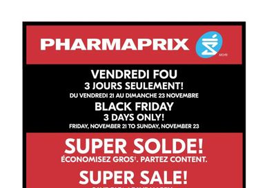 Pharmaprix Flyer November 21 to 27