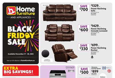 Home Furniture (BC) Flyer November 17 to 30