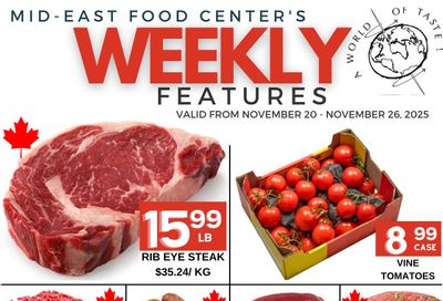 Mid-East Food Centre Flyer November 20 to 26