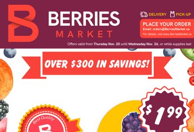 Berries Market Flyer November 20 to 26