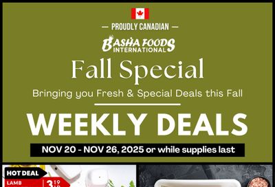 Basha Foods International Flyer November 20 to 26