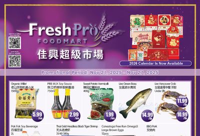 FreshPro Foodmart (Richmond Hill) Flyer November 21 to 27
