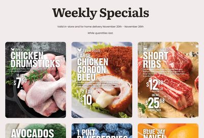 Meridian Farm Market Flyer November 20 to 26