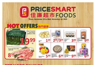PriceSmart Foods Flyer November 20 to 26
