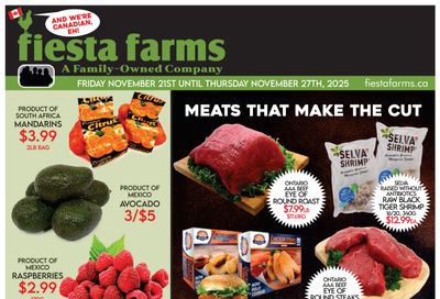 Fiesta Farms Flyer November 21 to 27
