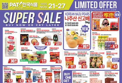 PAT Mart Flyer November 21 to 27