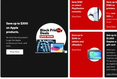 Staples Canada Black Friday Deals: Save up to $500 on Apple Products + More