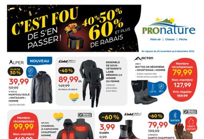 Pronature Flyer November 25 to December 8