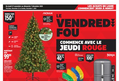Canadian Tire (QC) Black Friday Flyer November 27 to December 7