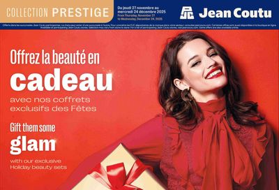 Jean Coutu Collection Prestige Flyer November 27 to December 24