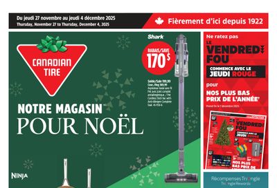 Canadian Tire (QC) Flyer November 27 to December 4