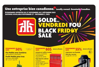 Home Hardware (QC) Black Friday Flyer November 27 to December 3