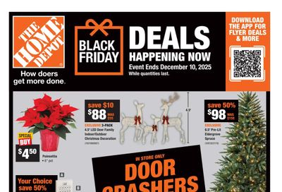 Home Depot (Atlantic) Black Friday Flyer November 27 to December 10