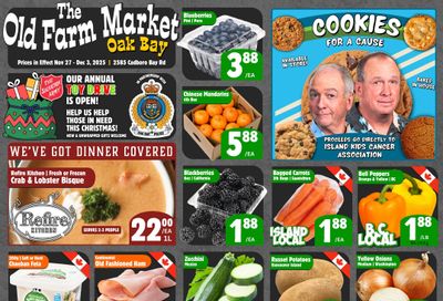 The Old Farm Market (Victoria) Flyer November 27 to December 3
