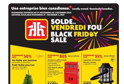 Home Hardware Building Centre (QC) Black Friday Flyer November 27 to December 3