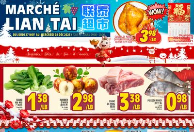 Marche Lian Tai Flyer November 27 to December 3