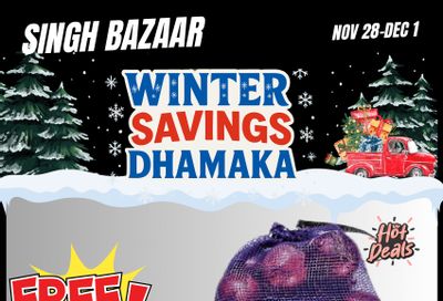Singh Bazaar Flyer November 28 to December 1