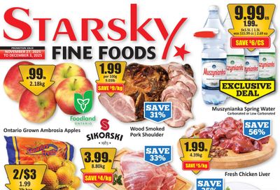 Starsky Foods Flyer November 27 to December 3