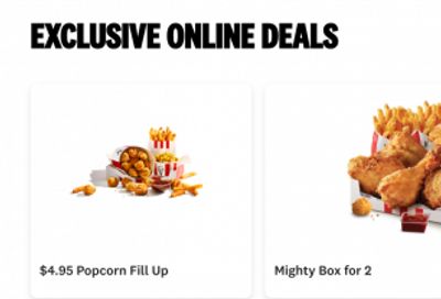 KFC Canada Promotions: Buy One Chicken, Tenders or Hot Wings Buckets and Get The Second Free + More