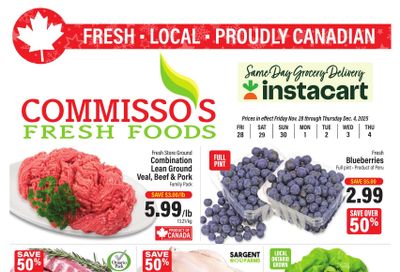 Commisso's Fresh Foods Flyer November 28 to December 4