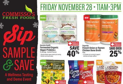Commisso's Fresh Foods Wellness Flyer November 28 to December 11