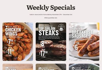 Meridian Farm Market Flyer November 27 to December 3