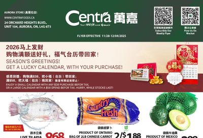 Centra Foods (Aurora) Flyer November 28 to December 4