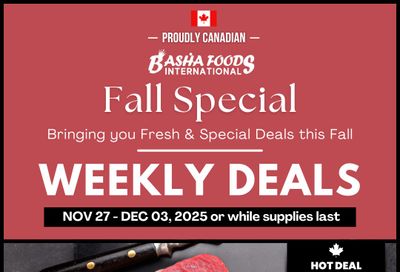 Basha Foods International Flyer November 27 to December 3