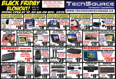 TechSource Black Friday Flyer November 28 to December 4