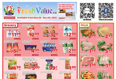 Fresh Value (Etobicoke) Flyer November 28 to December 4