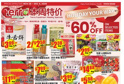 Terra Foodmart Flyer November 28 to December 4