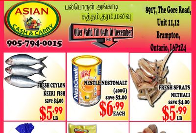 Asian Cash & Carry Flyer November 28 to December 4