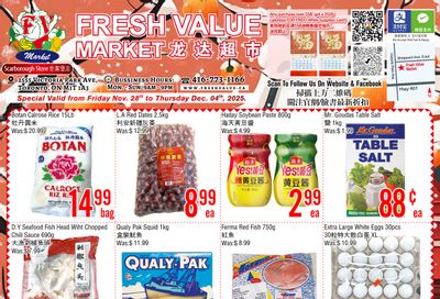 Fresh Value (Scarborough) Flyer November 28 to December 4