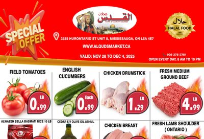 Al-Quds Supermarket Flyer November 28 to December 4