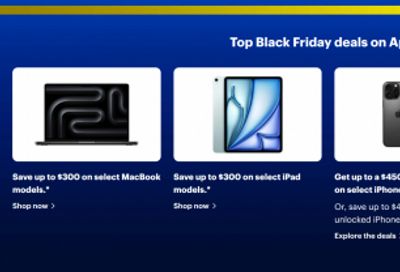 Best Buy Canada Black Friday Deals Sale 2025: Top Apple Deals + up to 50% off Select Items