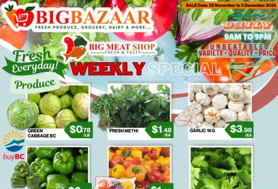 Big Bazaar Canada Flyer November 28 to December 3