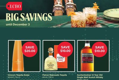LCBO Flyer November 30 to December 3