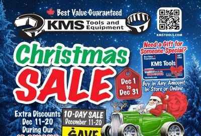 KMS Tools and Equipment Flyer December 1 to 31