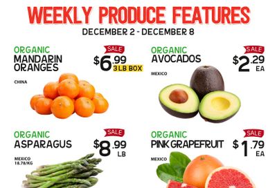 Pomme Natural Market Weekly Produce Flyer December 2 to 8