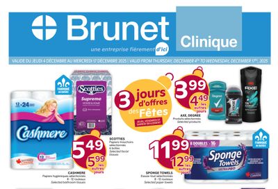 Brunet Clinique Flyer December 4 to 17