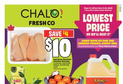 Chalo! FreshCo (ON) Flyer December 4 to 10