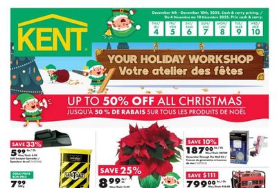 Kent Building Supplies Flyer December 4 to 10