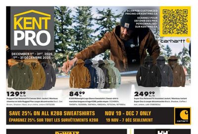 Kent Building Supplies PRO Flyer December 1 to 31