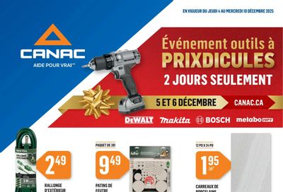 Canac Flyer December 4 to 10