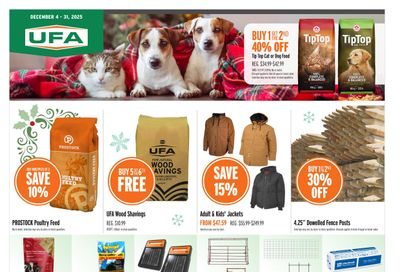 UFA Co-operative Limited Flyer December 4 to 31