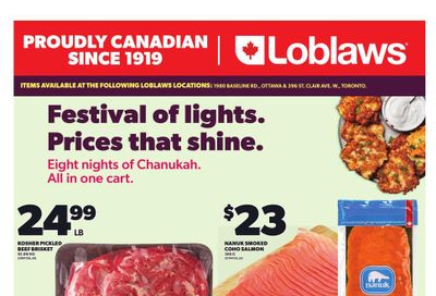 Loblaws (ON) Chanukah Flyer December 4 to 24